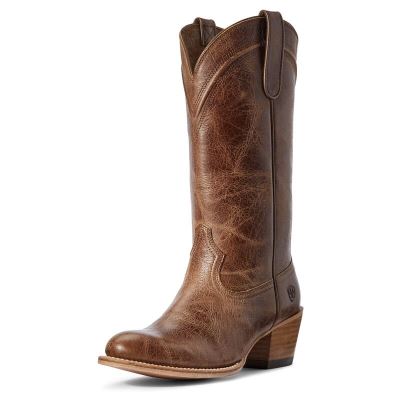 Ariat Desert Paisley Koyu Kahverengi Western Csizma Bayan (38552-568)